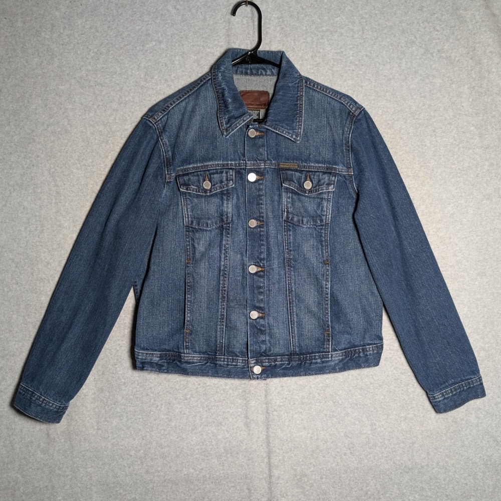 Calvin Klein Jeans Rigid Boxy Jacket Womens XL Rockabilly Button Up Americana